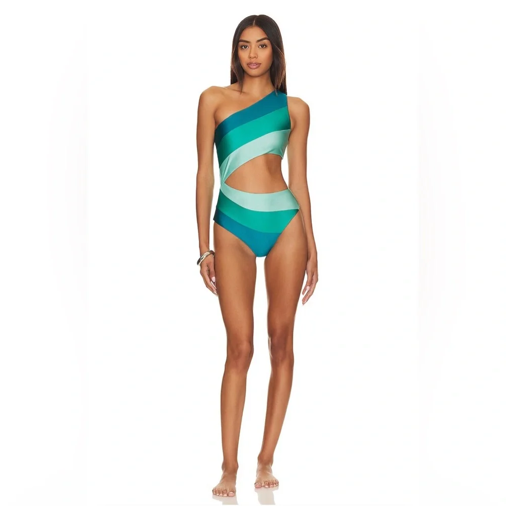 Beach Riot Joyce One Piece Cosmic Colorblock, Large, $168